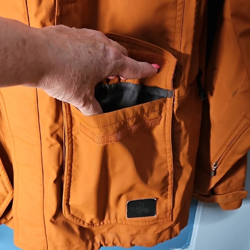 Bonfire Men's Orange Snowboard Skiing Jacket Small